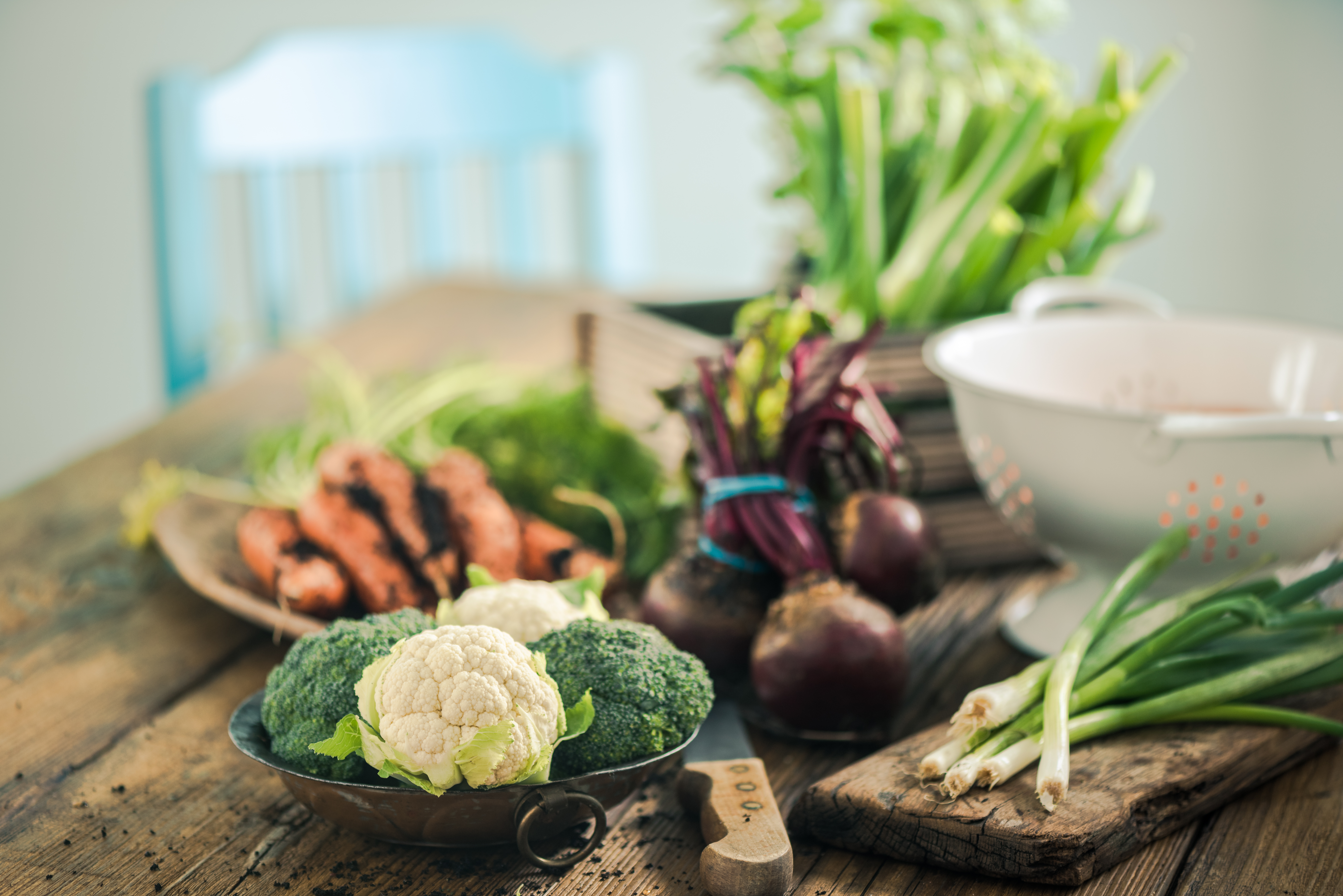 Fresh Vegetables Display